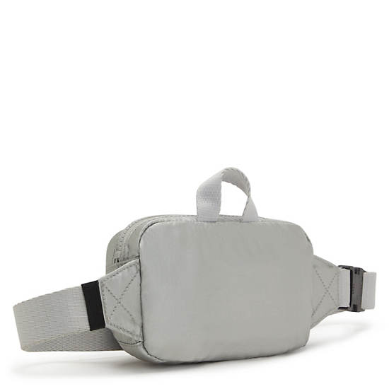 Kipling Alys Metallic Midjeväska Silver | SE 2214ZU